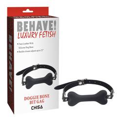 Doggle Bone Bit Gag-Black — photo 1