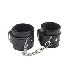 Obey Me Leather Ankle Cuffs — photo 2