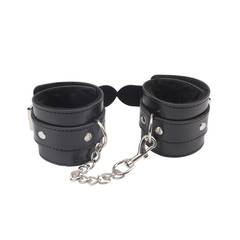 Obey Me Leather Hand Cuffs — photo 2