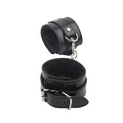 Obey Me Leather Hand Cuffs — photo 3