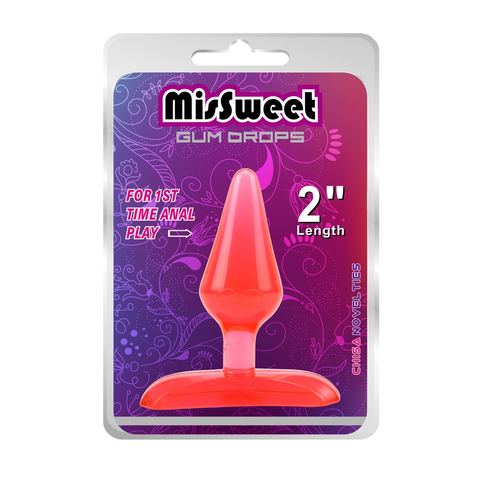 Candy Anal Plug — Red