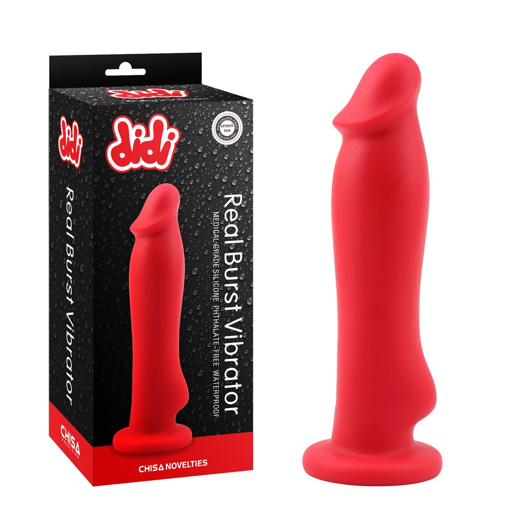 didi Real Burst Vibrator — Red