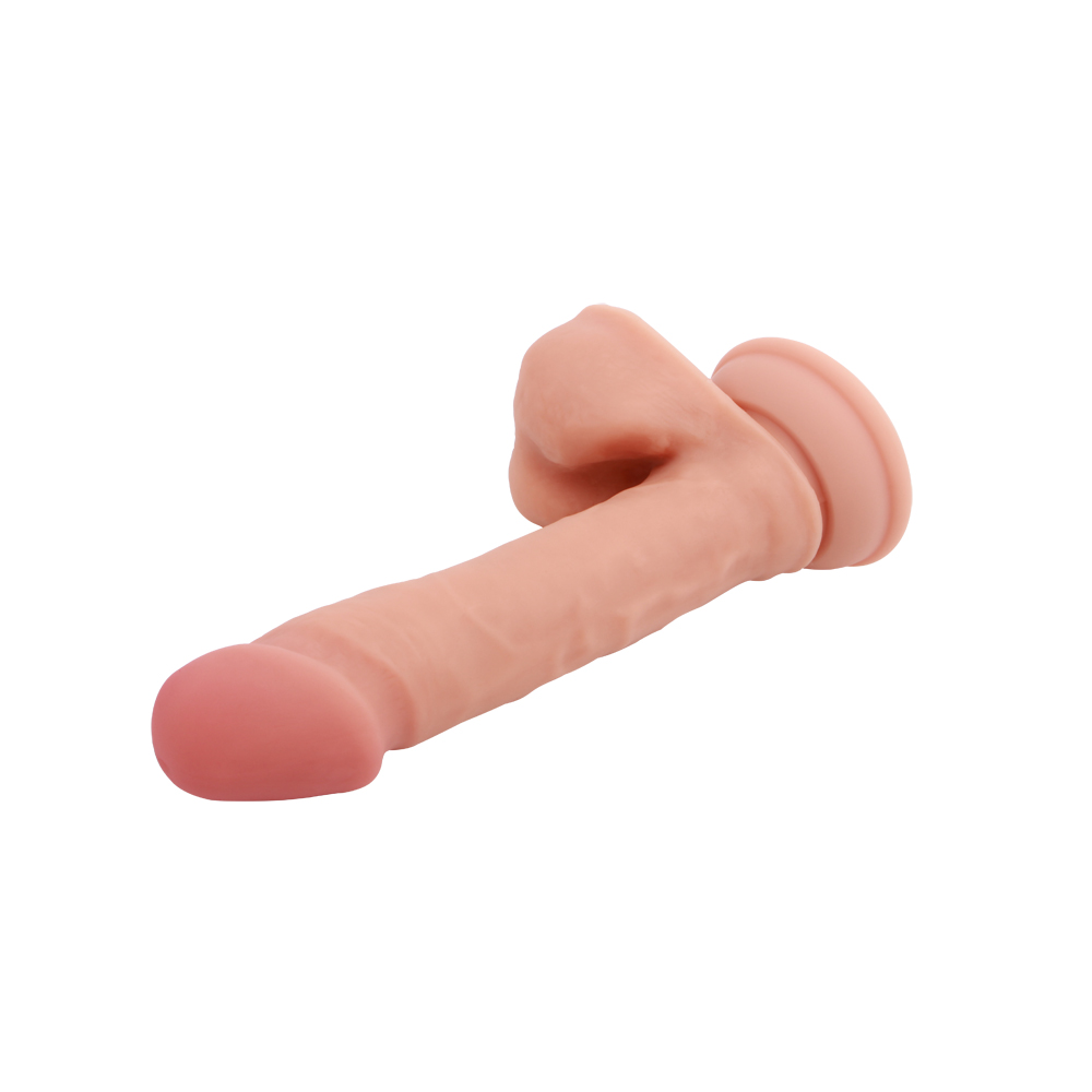 Dual-Density Silicone Dildo — The Debater — photo 5