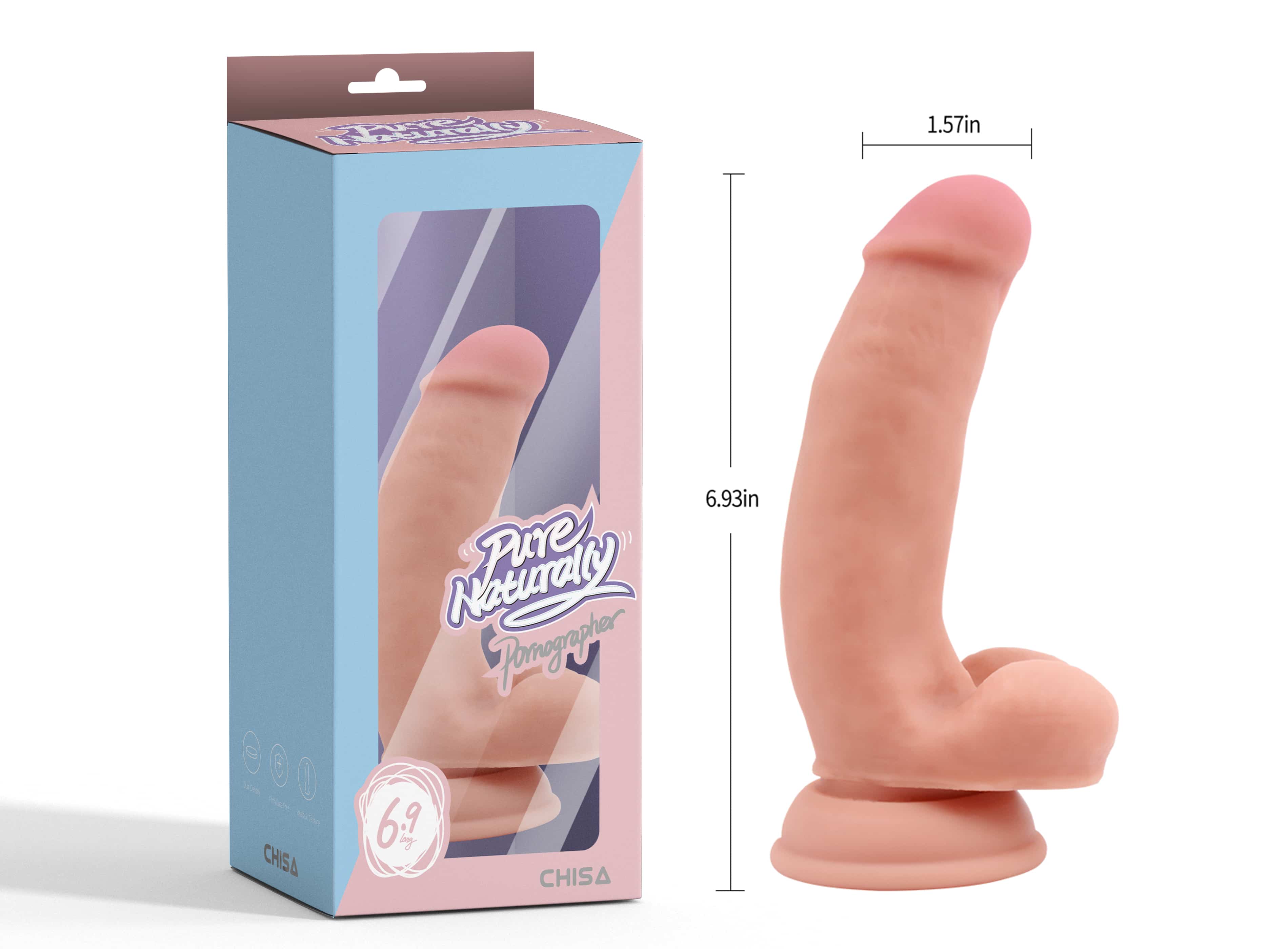 Dual-Density Silicone Dildo — The Undresser — photo 5
