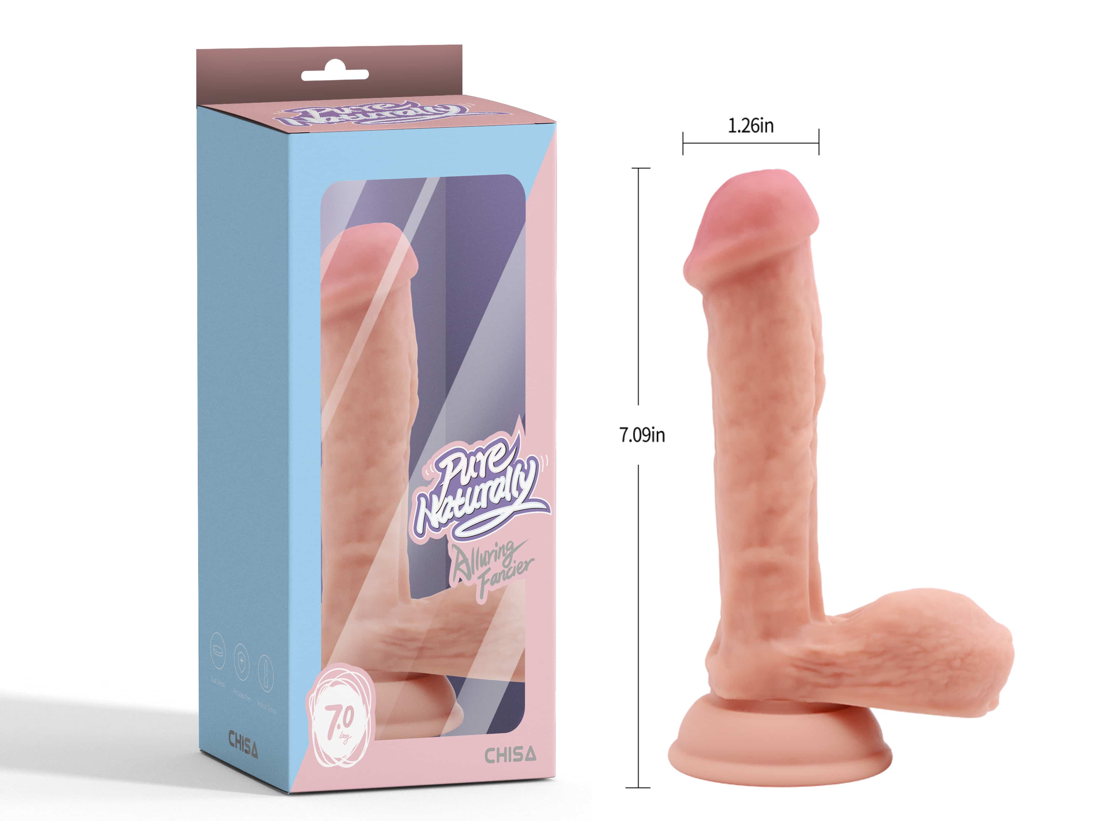 Dual-Density Silicone Dildo — The Warrior — photo 6